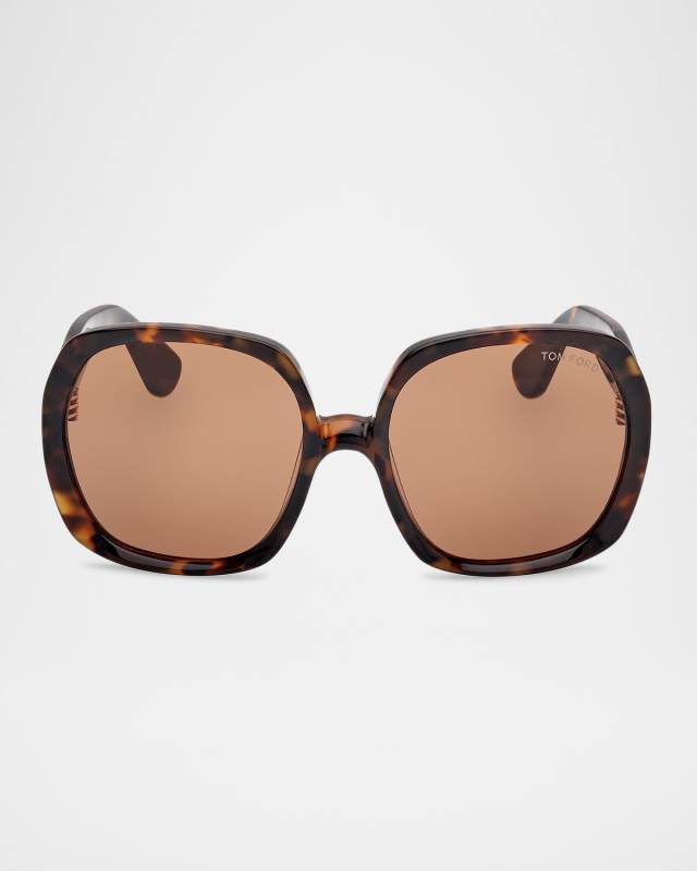 Saffron Acetate Round Sunglasses